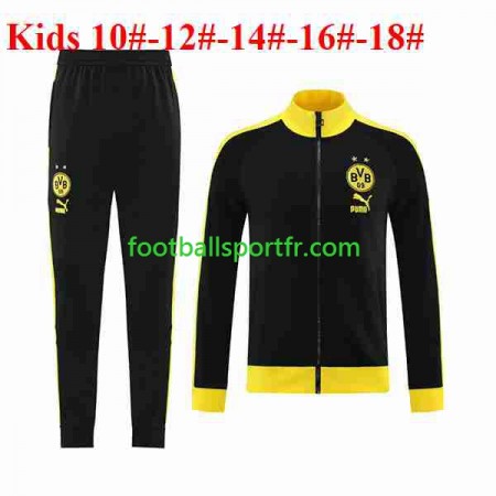 Borussia Dortmund Enfant Ensemble Vestes d'entrainement Noir 2023-2024
